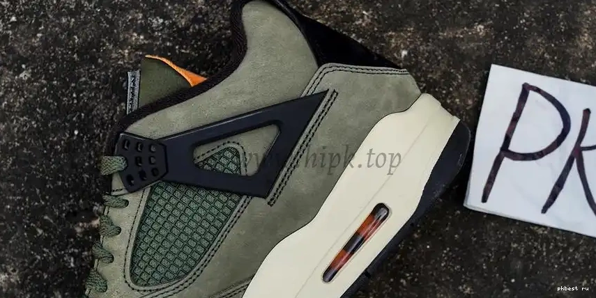 MATERIALS RETAIL Jordan PK READY GOD TO SHIP 4 Undefeated Olive Travis Scott 0510
